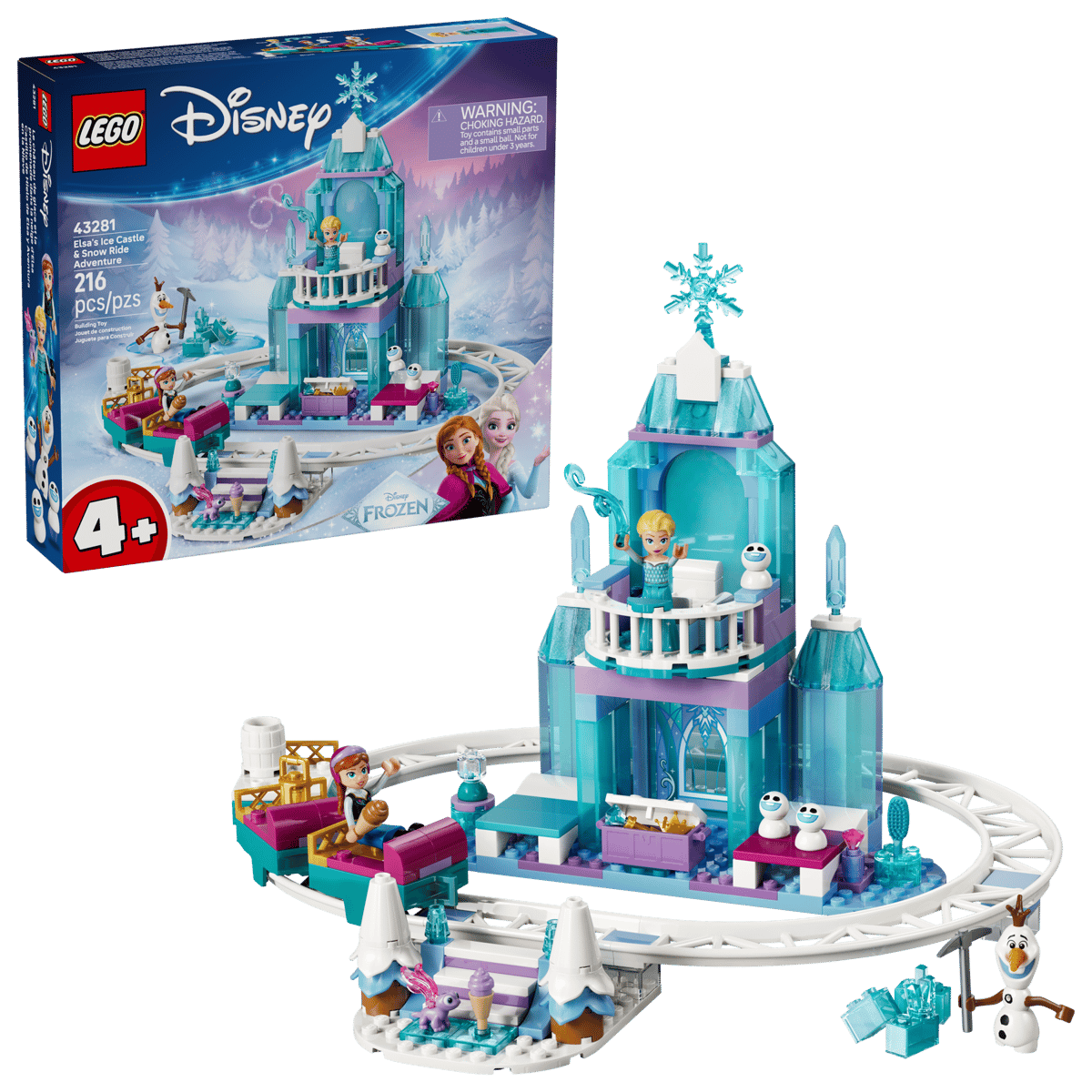 43281 Elsa's Ice Castle & Snow Ride Adventure
