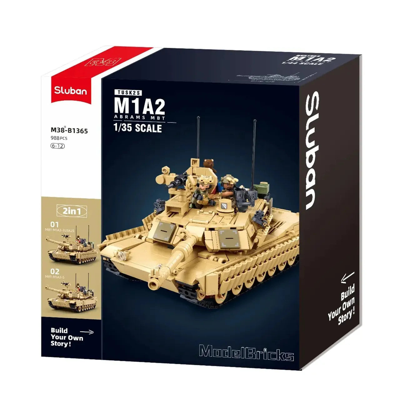 B1365 - M1A2 ABRAMS 2S 988 PCS