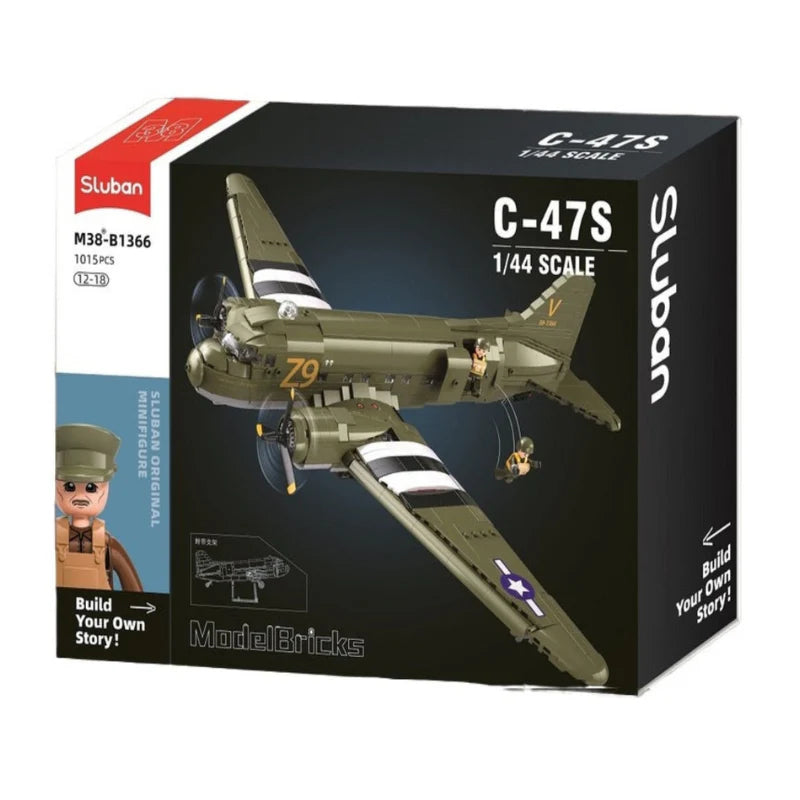 C-47-S AIRTRAIN SCALE 1:44 1015 PCS