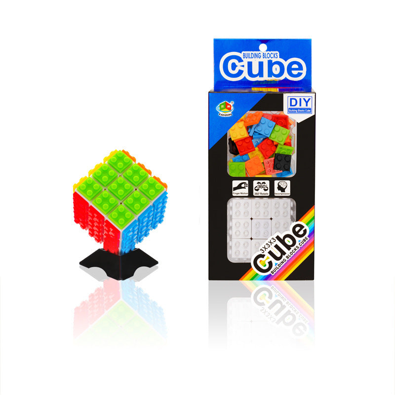 Brick Style Build Your Own Puzzle Cube