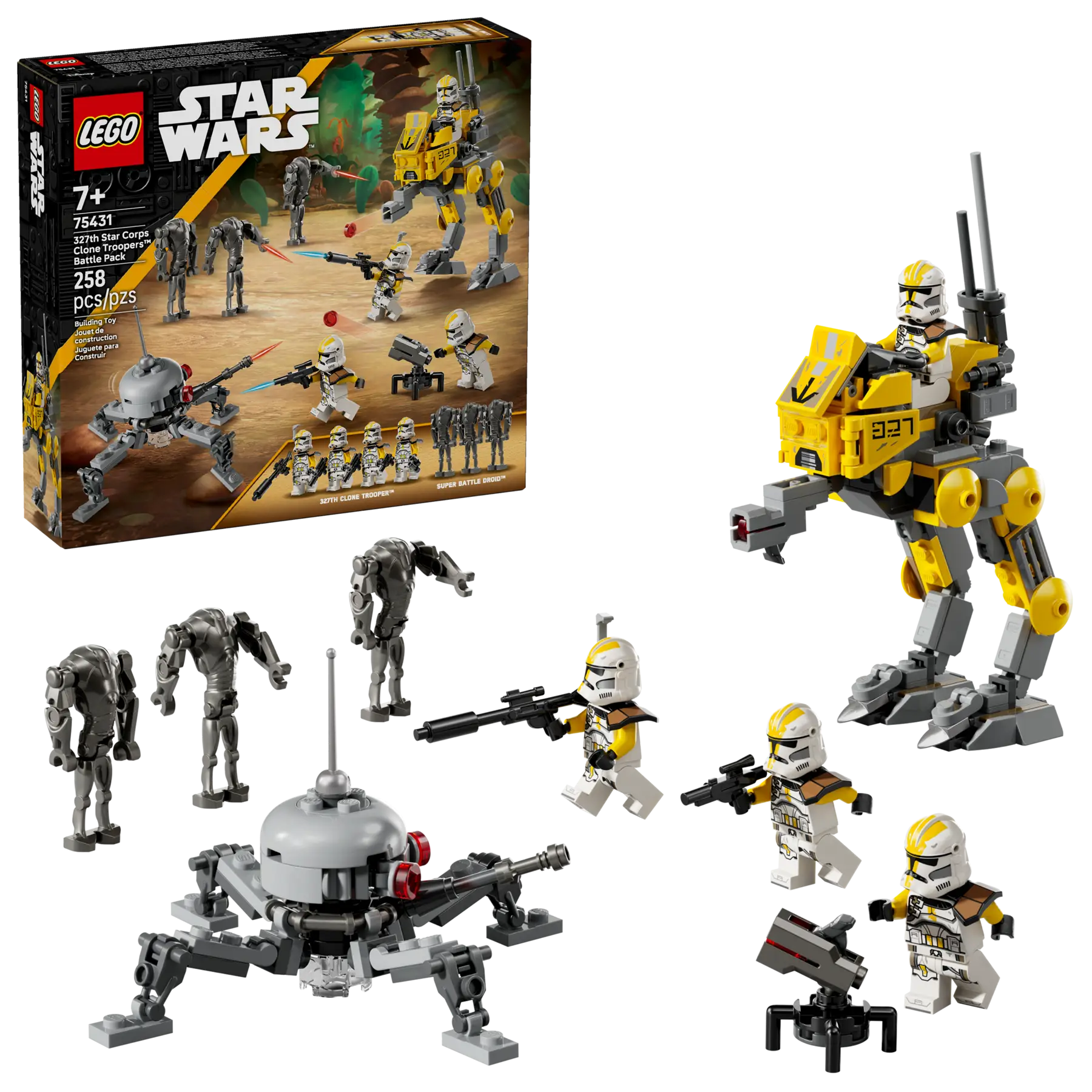 75431 327th Star Corps Clone Troopers™ Battle Pack