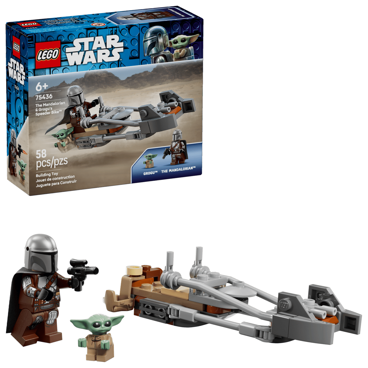 75436 The Mandalorian & Grogu's Speeder Bike