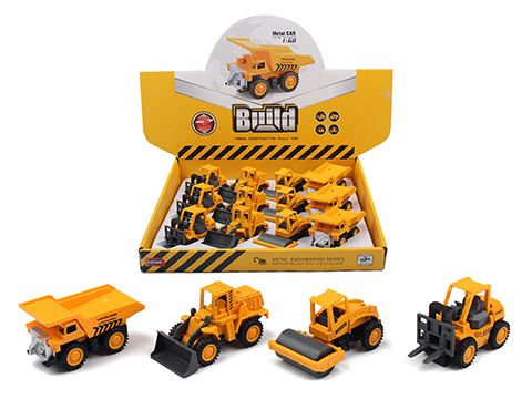 Die Cast Pullback Construction Vehicle