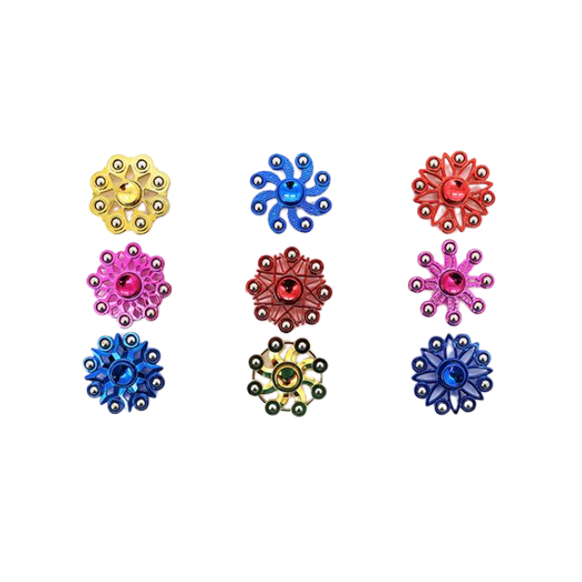 Metallic Look Spinner Fidget