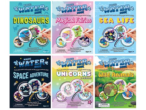Magic Water Colouring Book