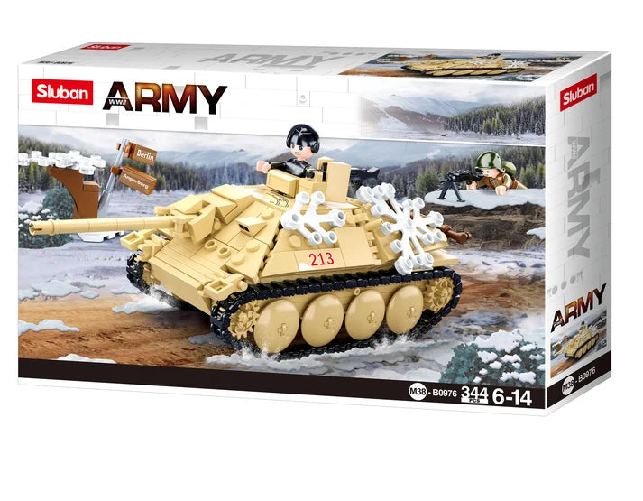 B0976 ARMY BATTLE OF BUDAPEST -TANK DESTROYER 344 PCS C8