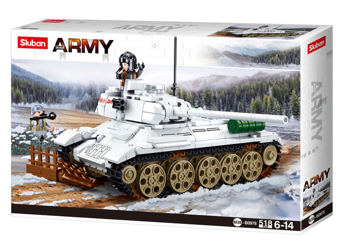 B0978 ARMY BATTLE OF BUDAPEST -T-34/35 MEDIUM HEAVY TANK 518 PCS C8