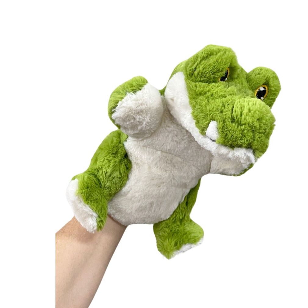 Eco Crocodile Puppet - 25cm