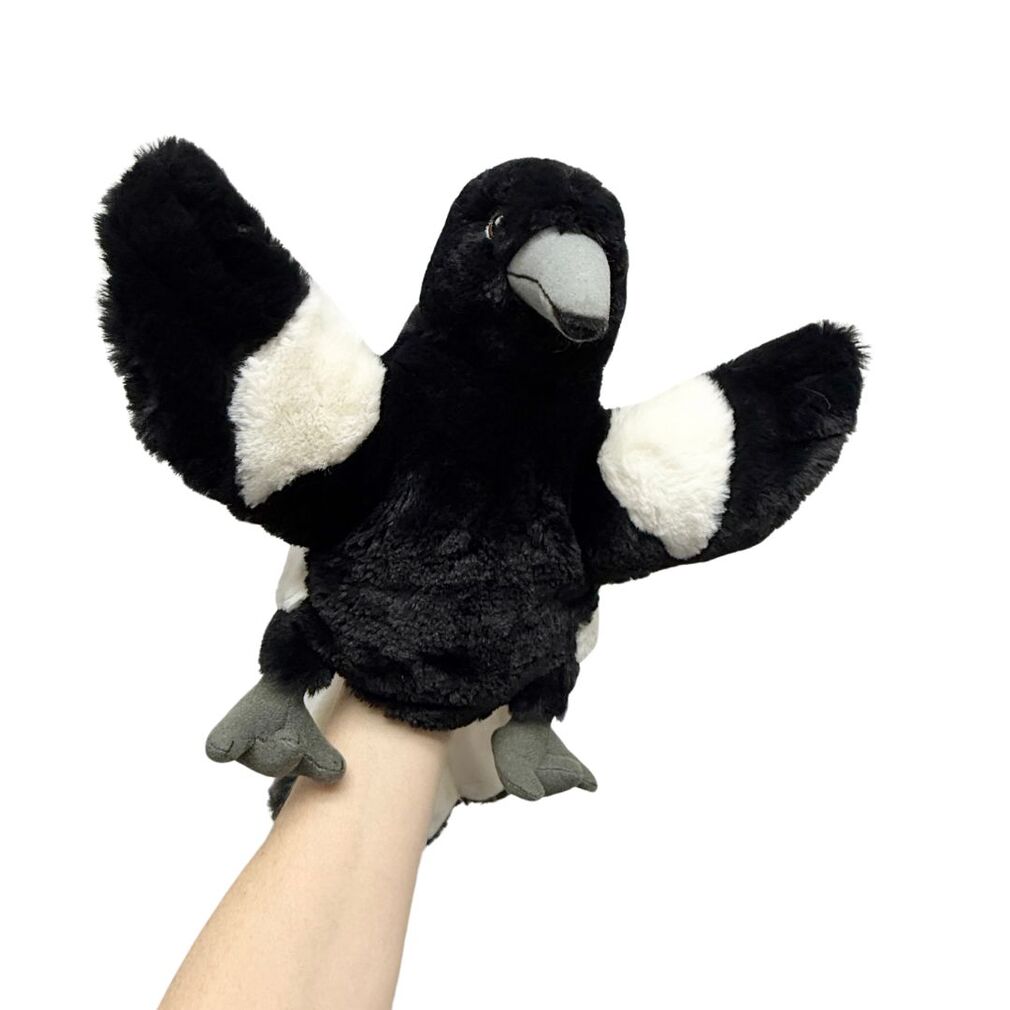 Eco Magpie Puppet - 25cm