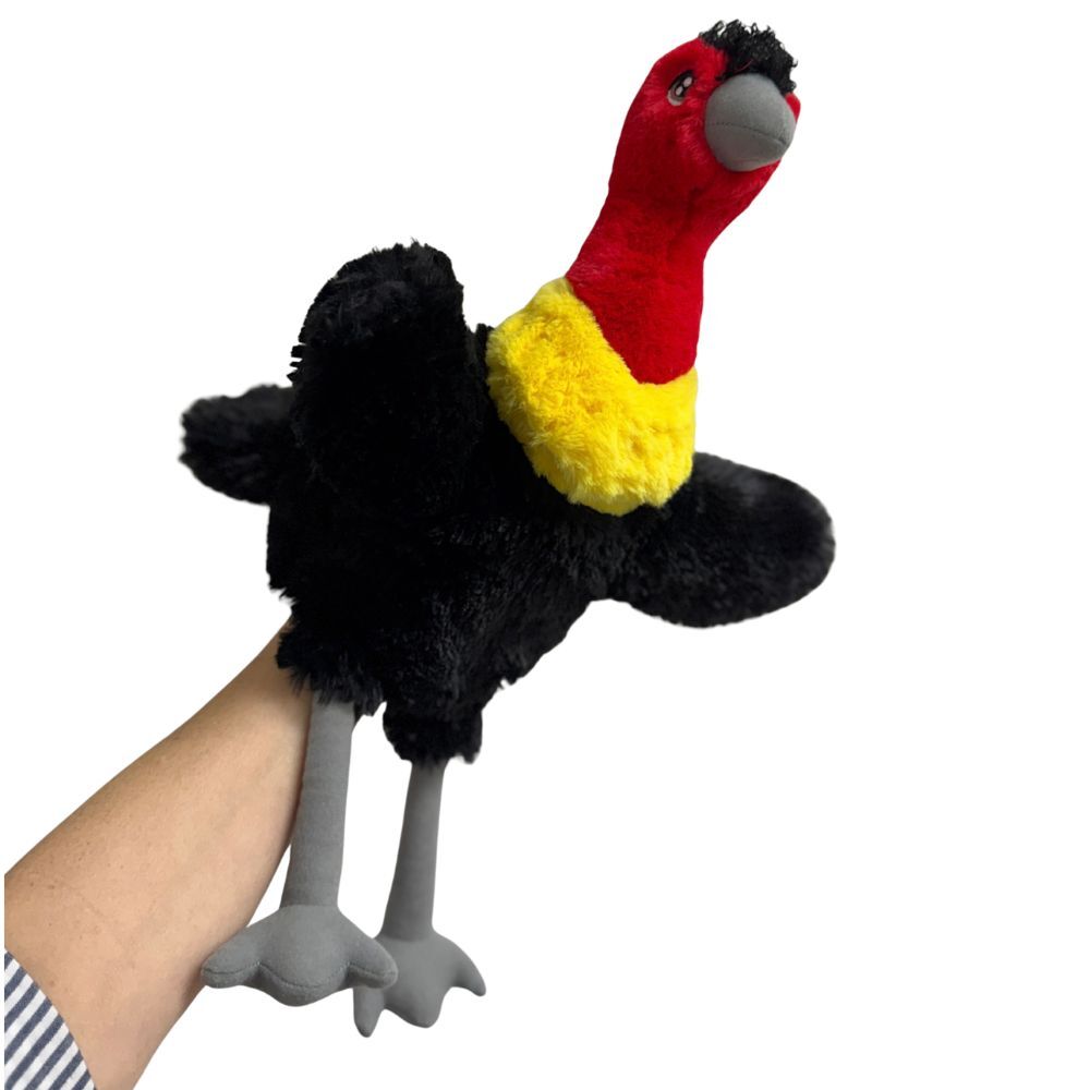 Eco Brush Turkey Puppet - 25cm