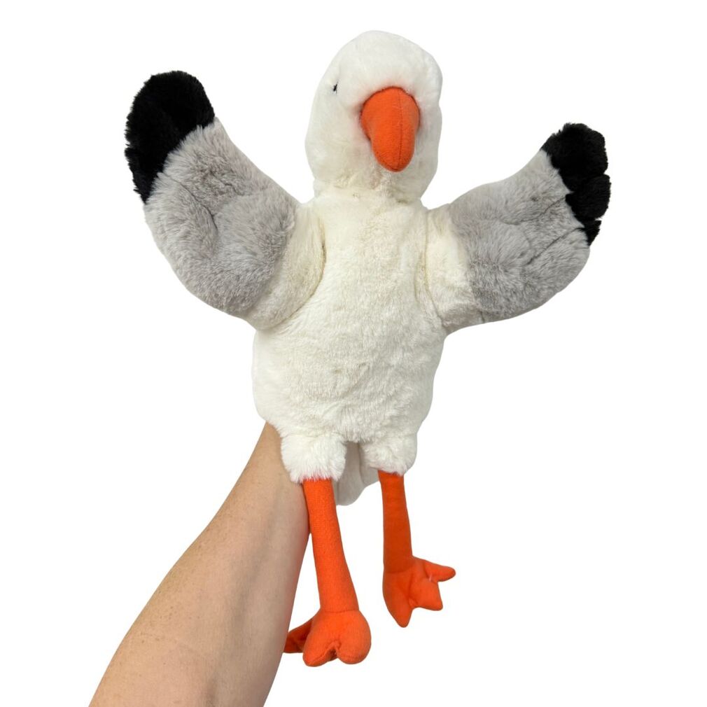 Eco Seagull Puppet - 25cm