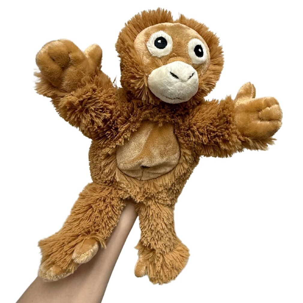 Eco Orangutan Puppet - 25cm