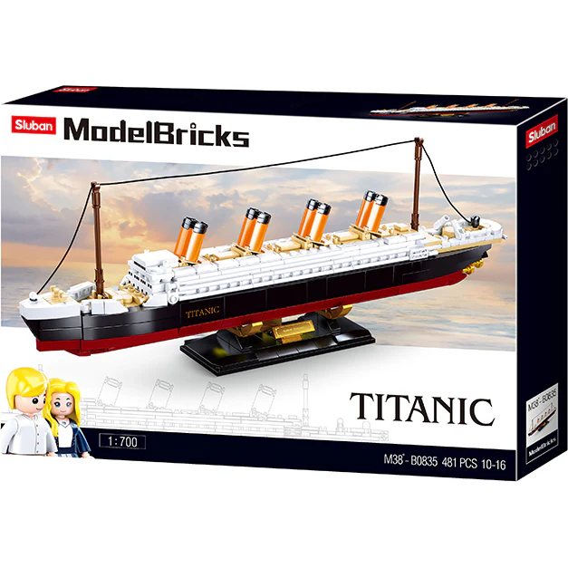 Titanic Construction Set - B0835 - 481 Pieces