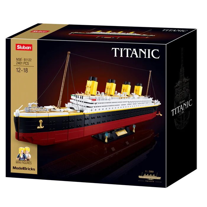 Titanic Construction Set - B1122 - 2401 Pieces - 1:350 Scale