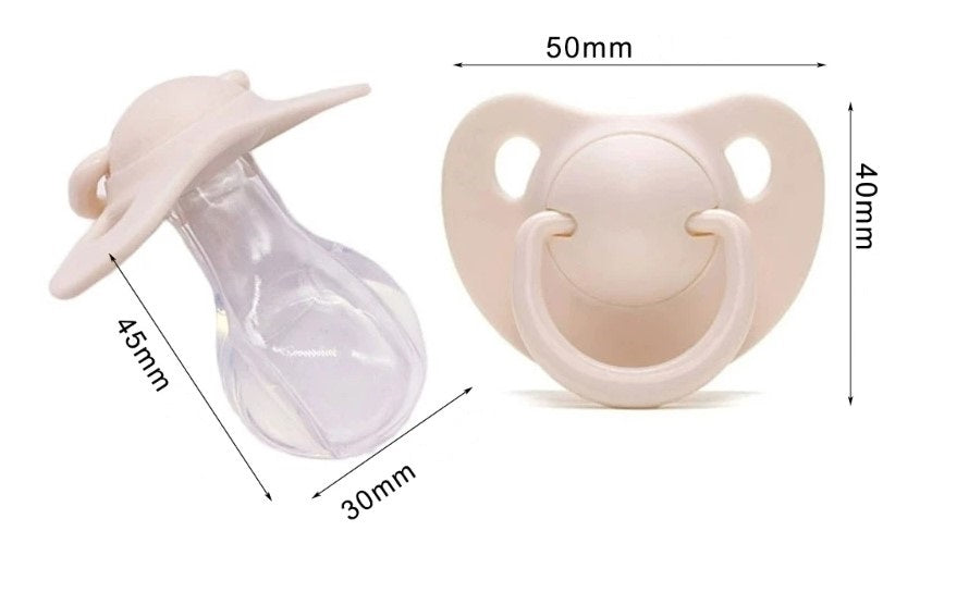 Sensorchew - Adult size SIlicone Pacifier - Beige