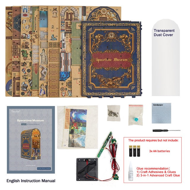 Spacetime Museum Large Book Nook by Tonecheer