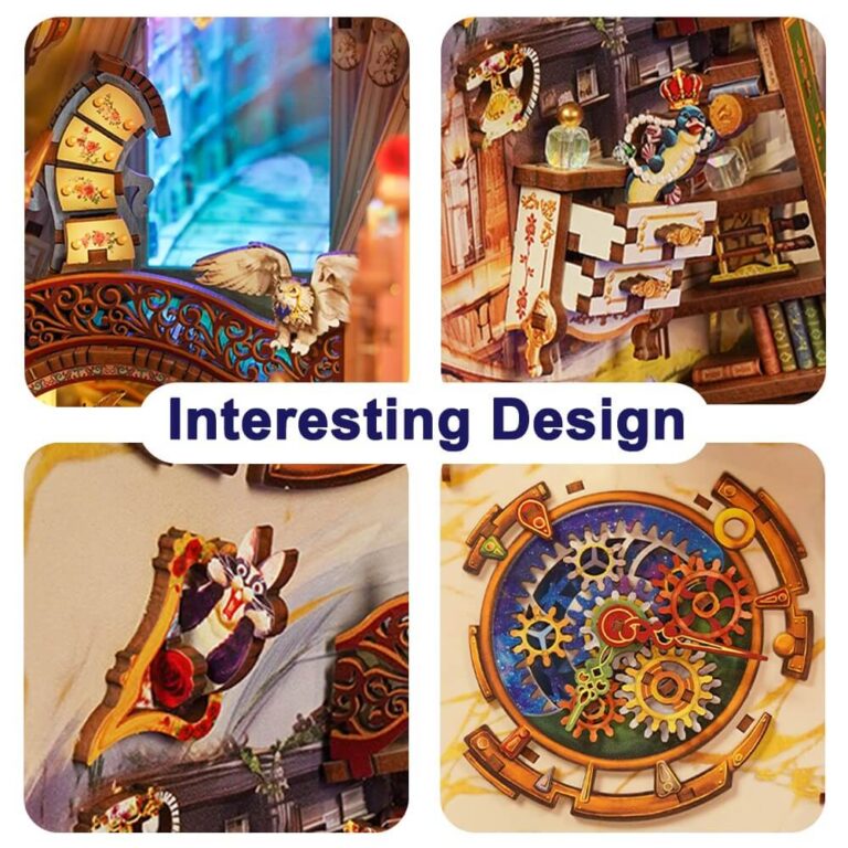 Magical Library Large Book Nook by Tonecheer