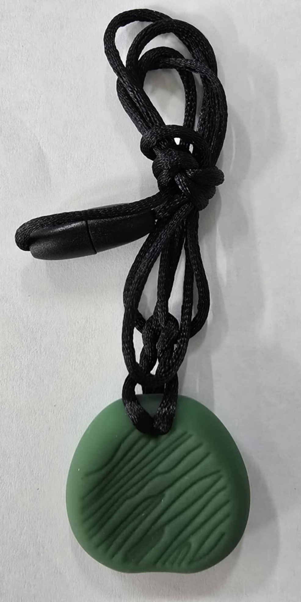 Sensorchew Necklace - Worry Stone - Green