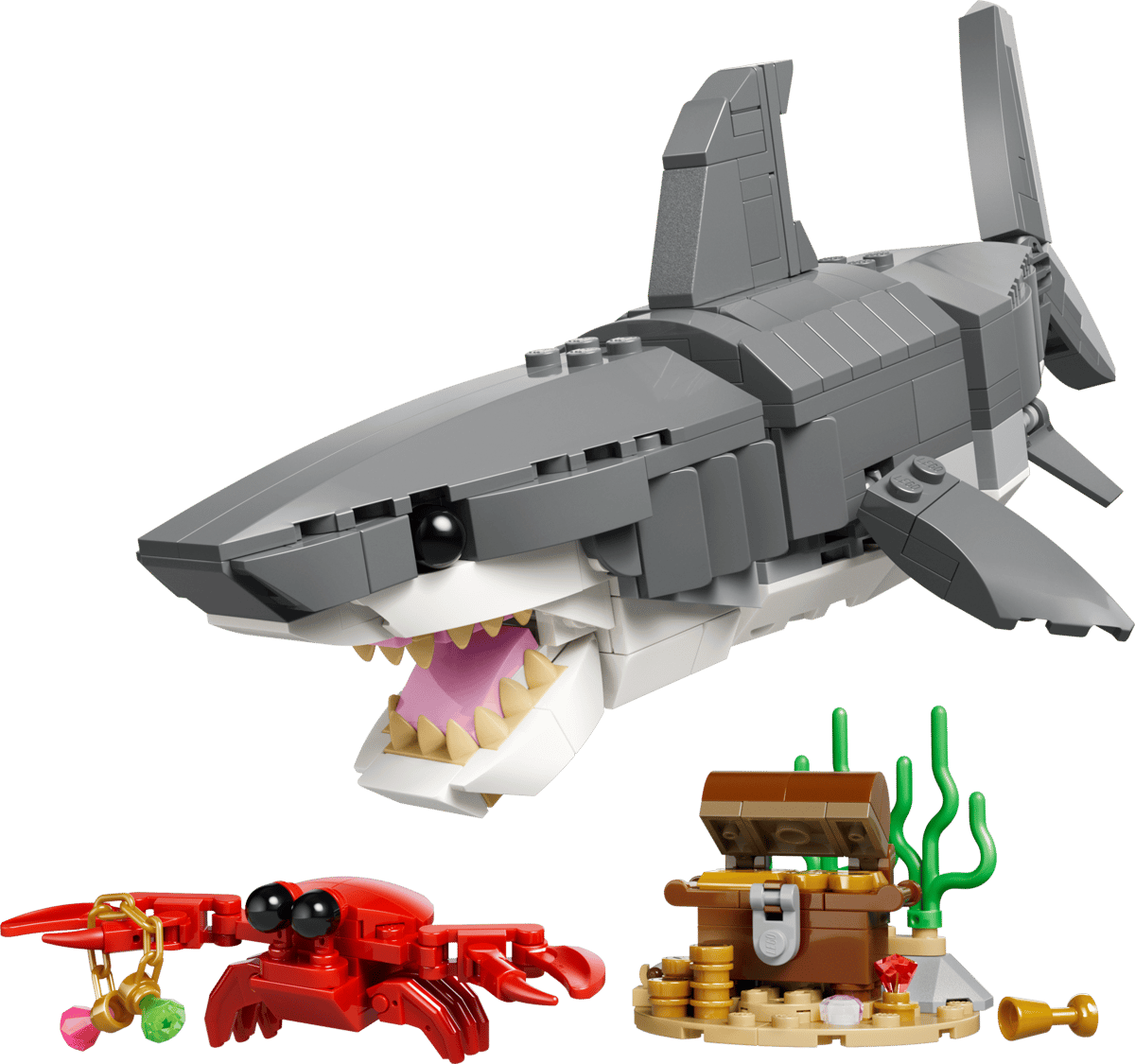 31381 Fierce Shark with a Treasure Chest