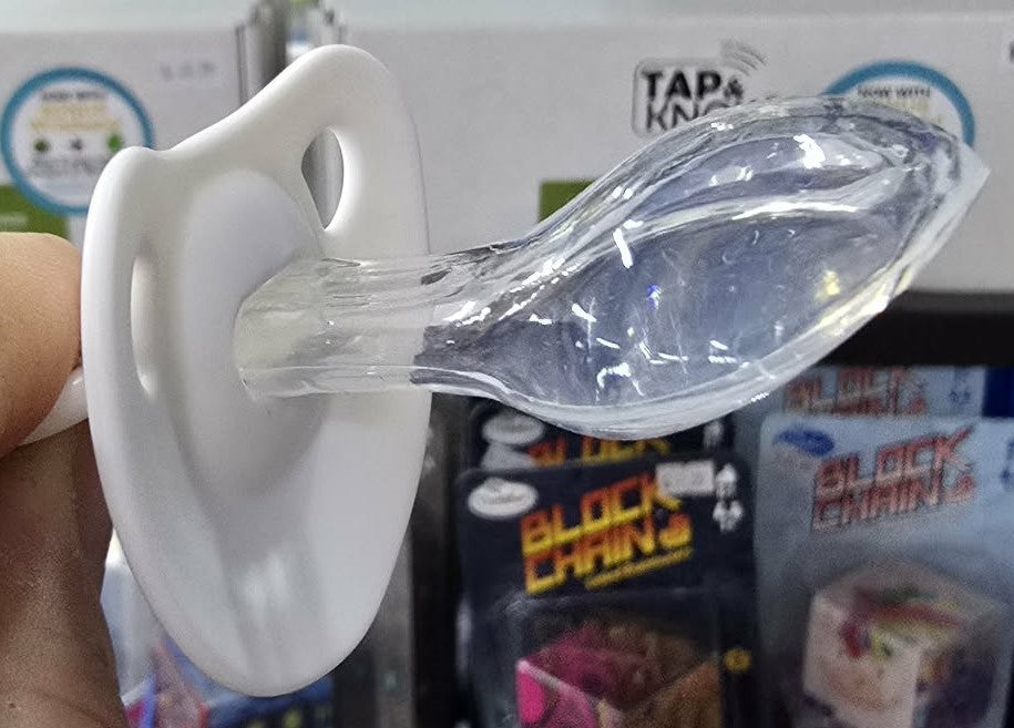 Sensorchew - Adult size SIlicone Pacifier - White