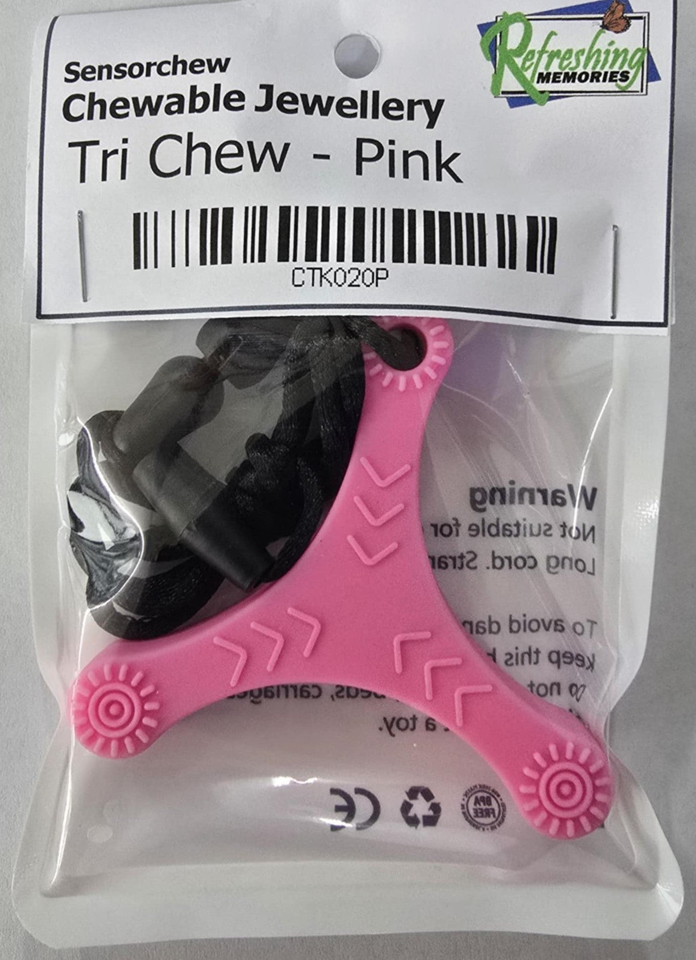 Sensorchew Tri Chew - Pink