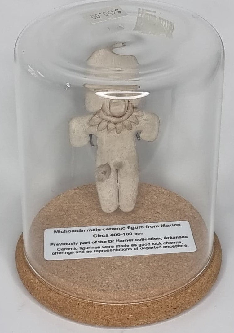 Michoacan Male Ceramic Figure From Mexico - C. 400 BCE