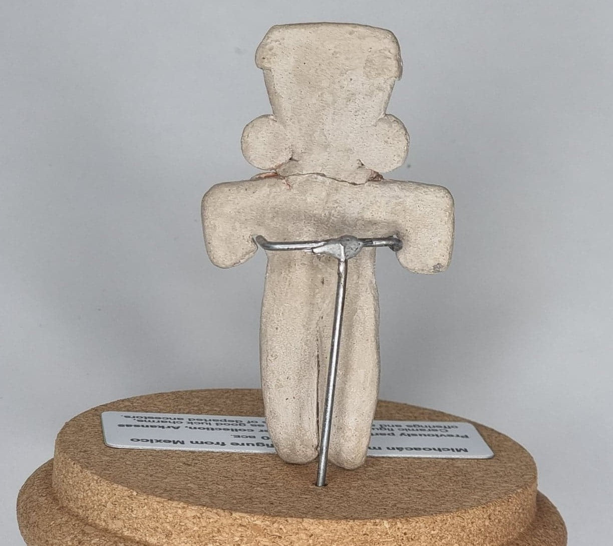 Michoacan Male Ceramic Figure From Mexico - C. 400 BCE