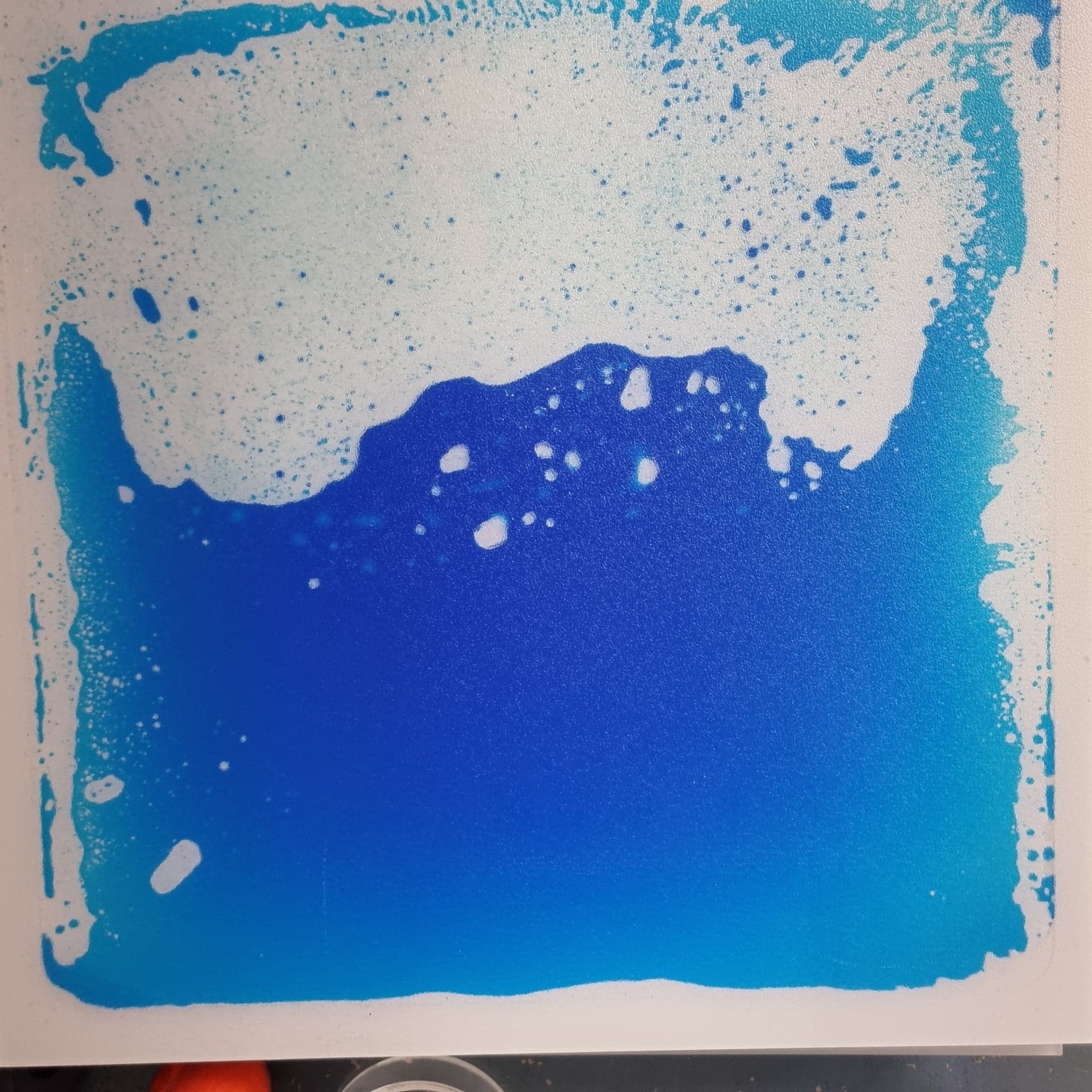 Focus Animated Sensory Floor Tile – Blue and White