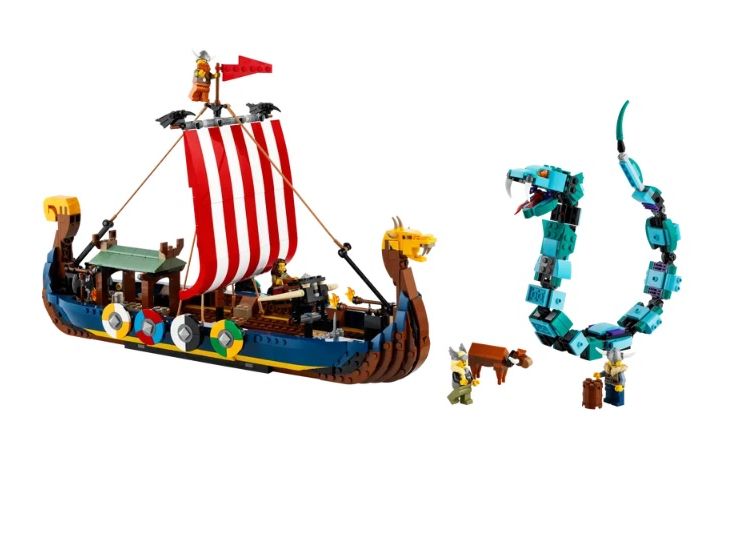 Lego 31132 Viking Ship and The Midgard Serpent