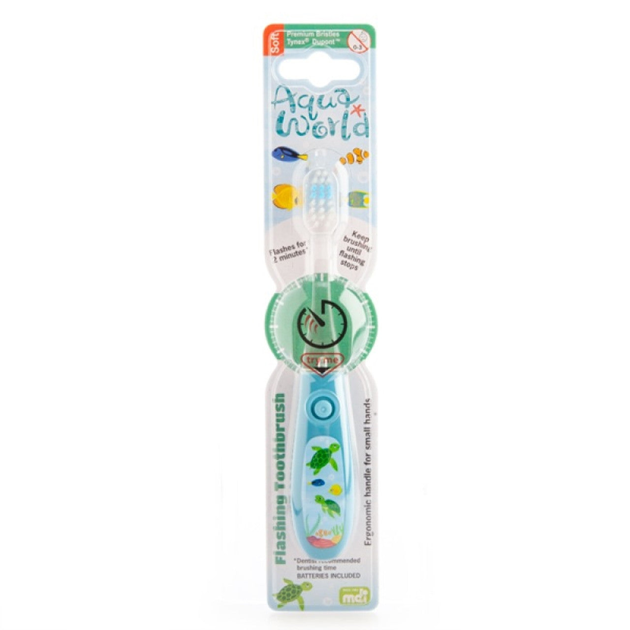 Flashing Aqua World Toothbrush