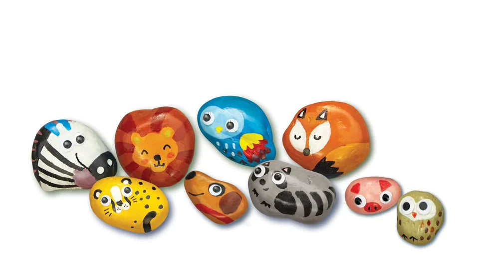Magical Animal Rock Painting