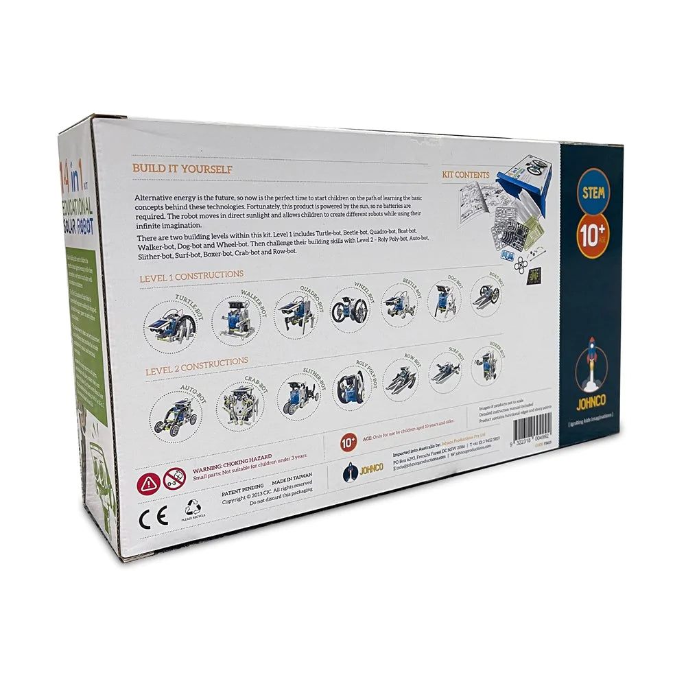 14 In 1 Solar Robot Kit
