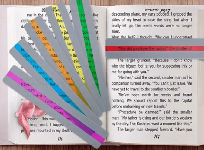 Dyslexia Reading Strip - Pink