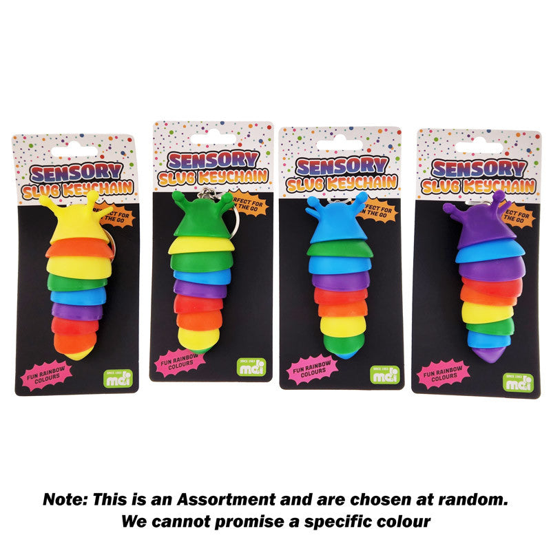 Sensory Slug Keychain