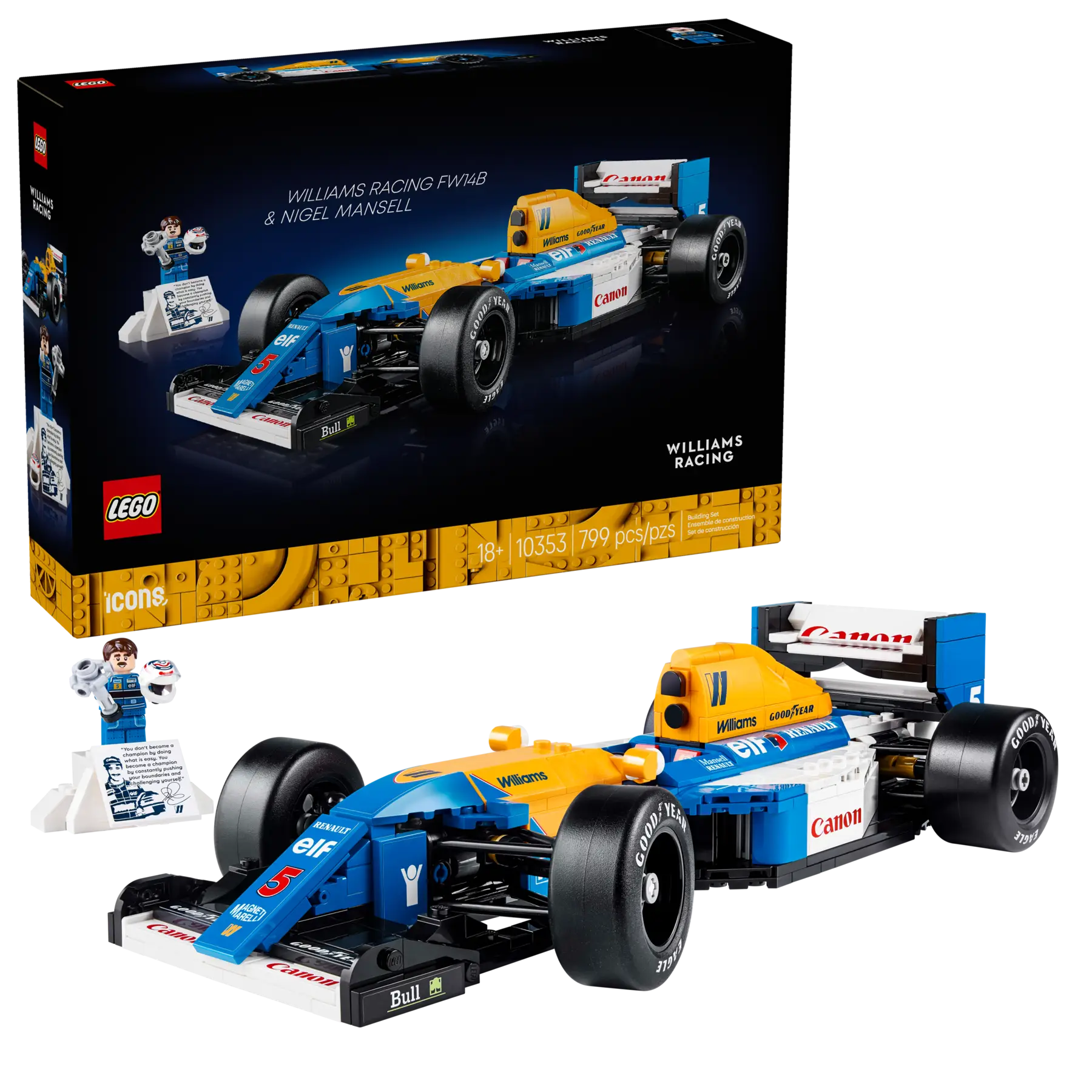 10353 Williams Racing FW14B & Nigel Mansell