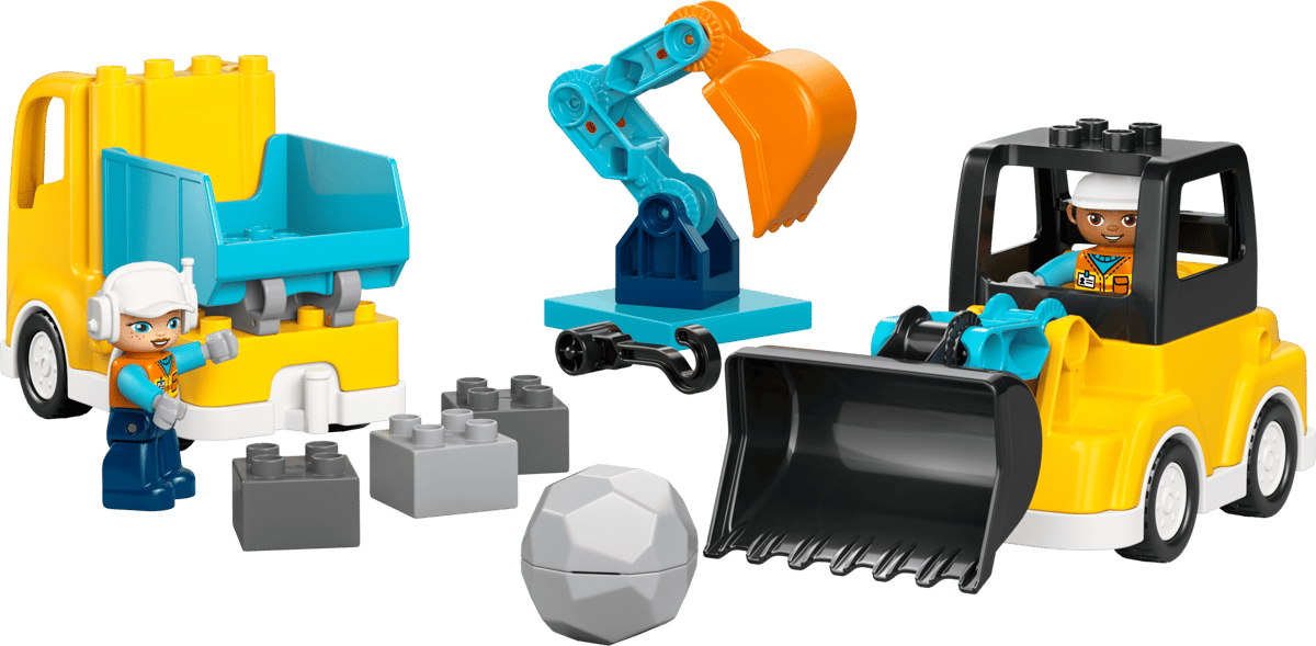 10475 3 in 1 Construction Vehicles