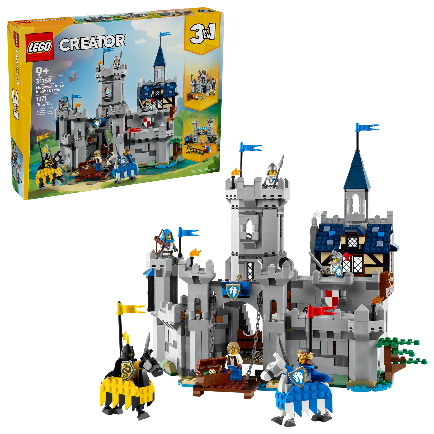 31168 Medieval Horse Knight Castle