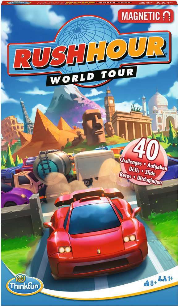 Rush Hour World Tour Magnetic Travel Game