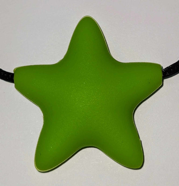 Sensorchew Star Necklace Green