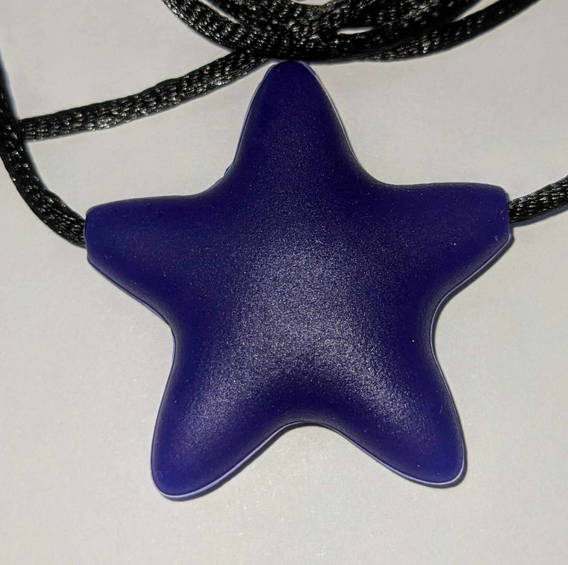 Sensorchew Star Necklace Blue