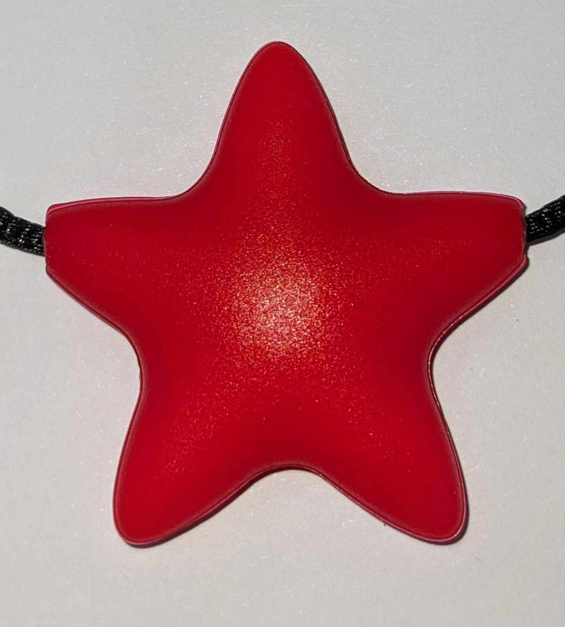Sensorchew Star Necklace Red