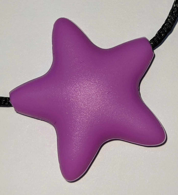 Sensorchew Star Necklace Purple