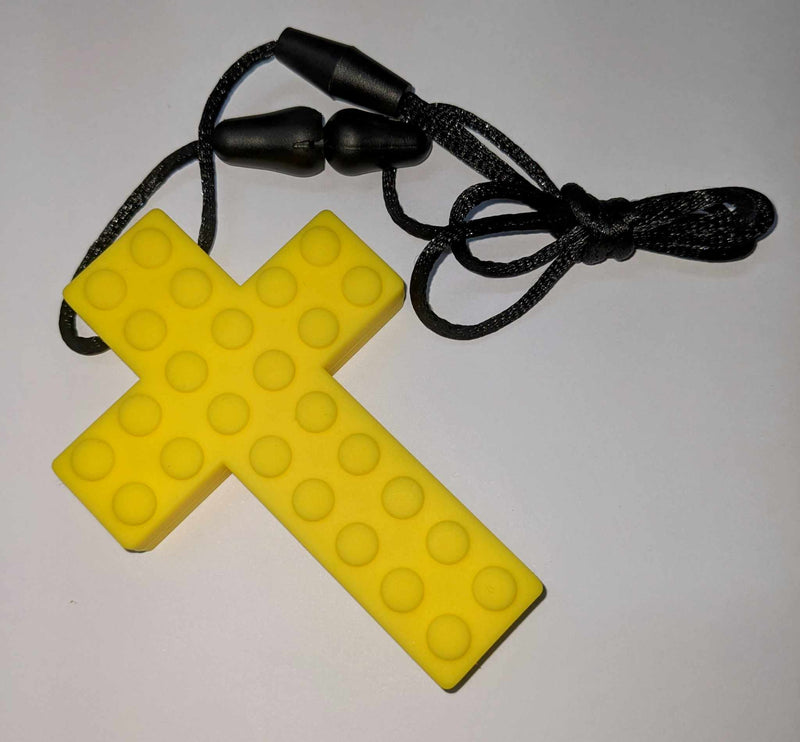 Sensorchew Cross Brick - Yellow