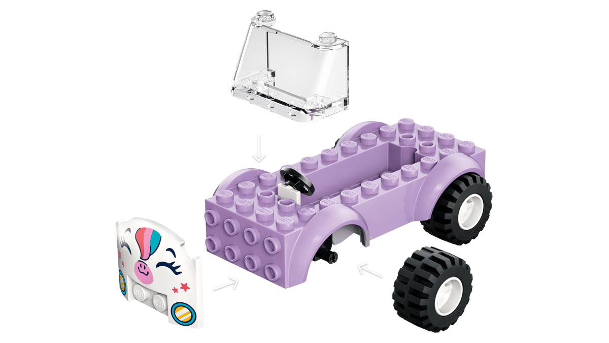 42675 Unicorn Cake Delivery Car
