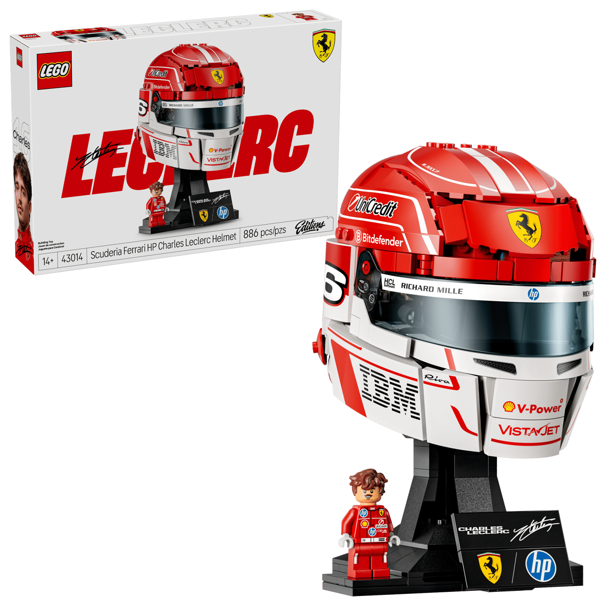 43014 Scuderia Ferrari HP Charles Leclerc Helmet