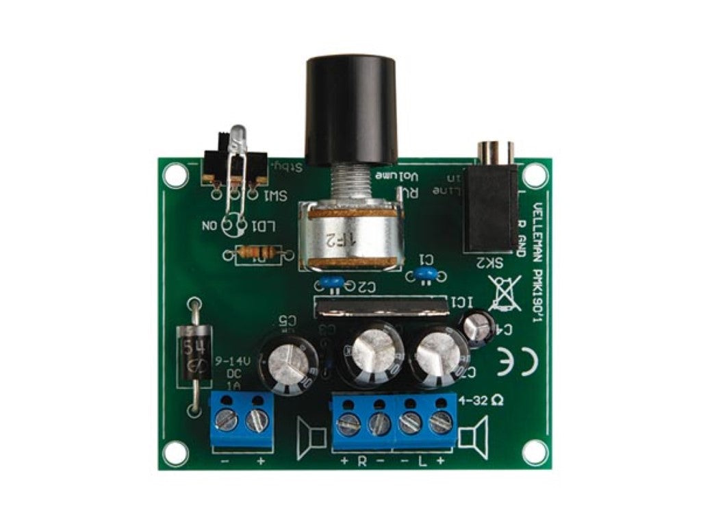 Electronic Kit - 2 x 5W Amplifier for MP3 Player - Kit # MK190