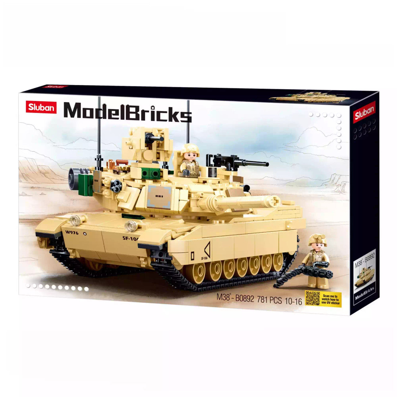 B0892 - M1A2 V2 ABRAMS MAIN BATTLE TANK