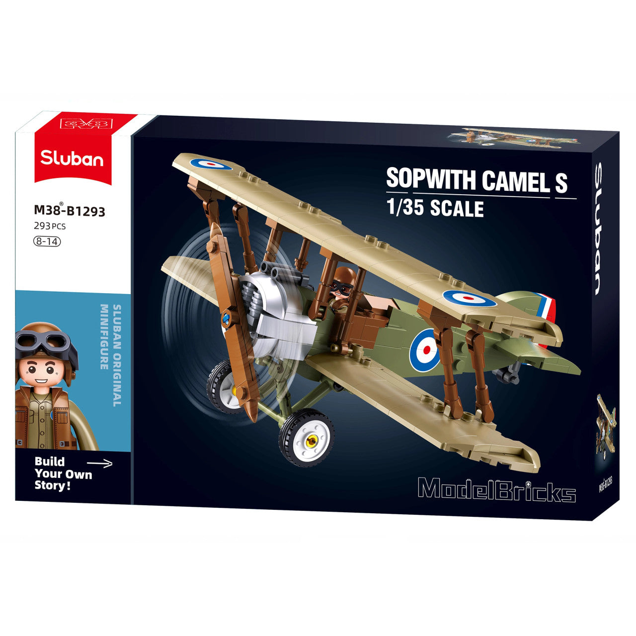 WW1 SOPWITH CAMEL SCALE 1:35 293 PCS - B1293