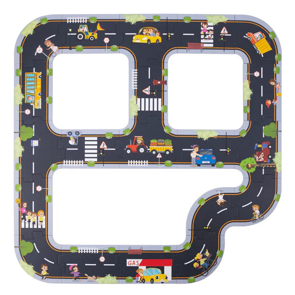 City Road Puzzle Playmat