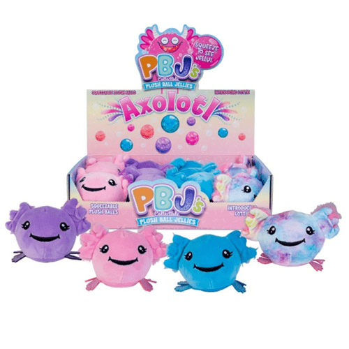 Plush Ball Jellies Axolotl